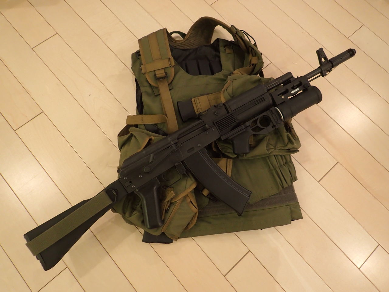 LCT製AK-74MNにD-BOYS製GP-25取り付け!! | おのまとぺのサバブロ!!