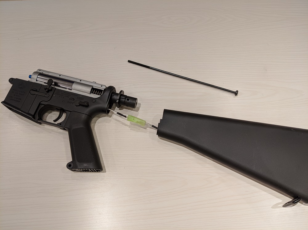 CYMA M16A4 ETU ストック取り外し